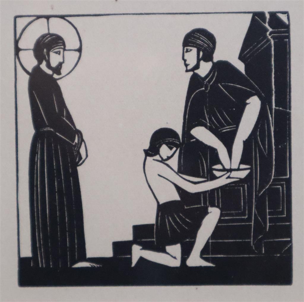 § Eric Gill (1882-1940) The Stations of the Cross 2.75 x 2.75in.